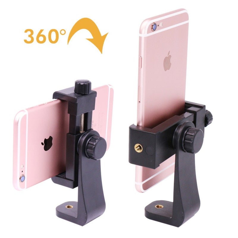 AFAITH Cell Phone Tripod Mount with Remote, Phone Holder Adapter Selfie Monopod with Adjustable Clamp for iPhone 16 15 14 13 12 11 Max Pro Phone X XR Xs 6 7 8 P,Samsung - Image 3